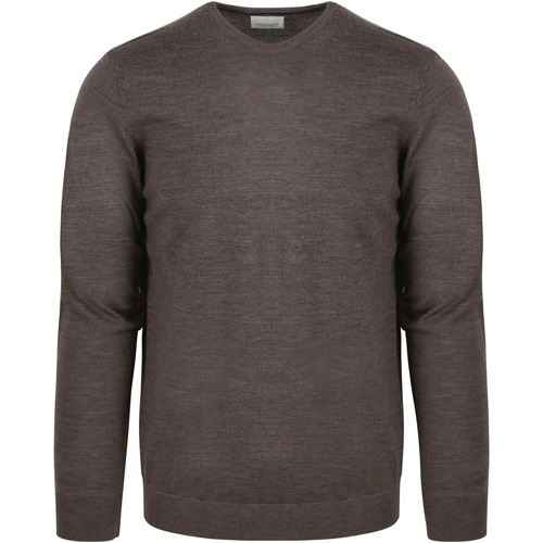 Textiel Heren Sweaters / Sweatshirts Profuomo Pullover Merino Taupe Bruin