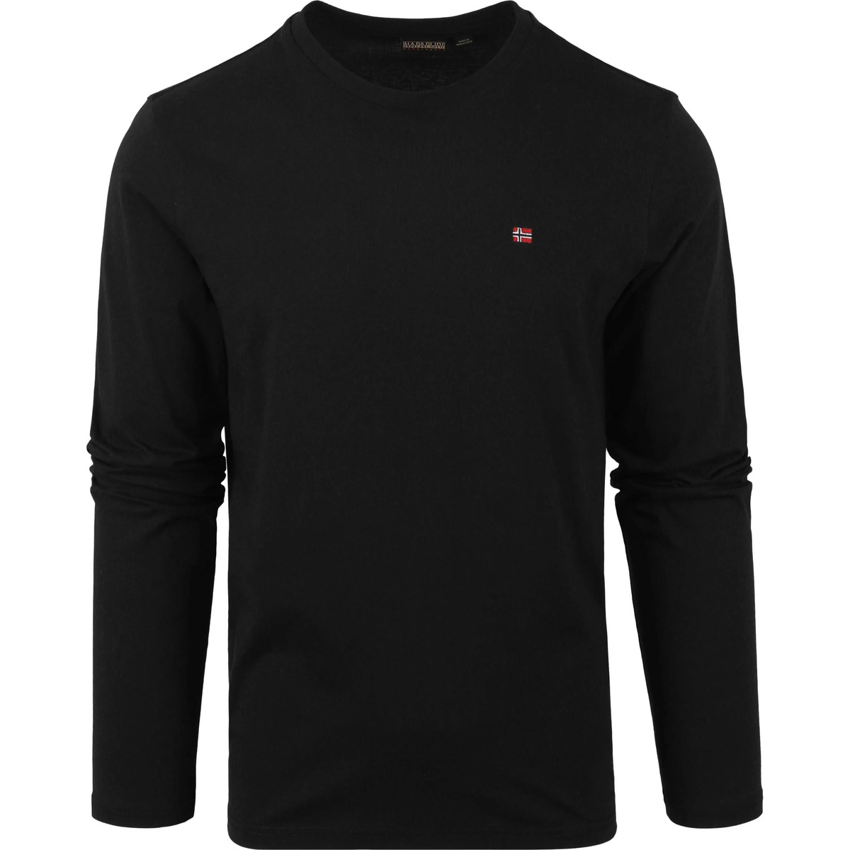 Textiel Heren T-shirts & Polo’s Napapijri Salis T-shirt Zwart Zwart