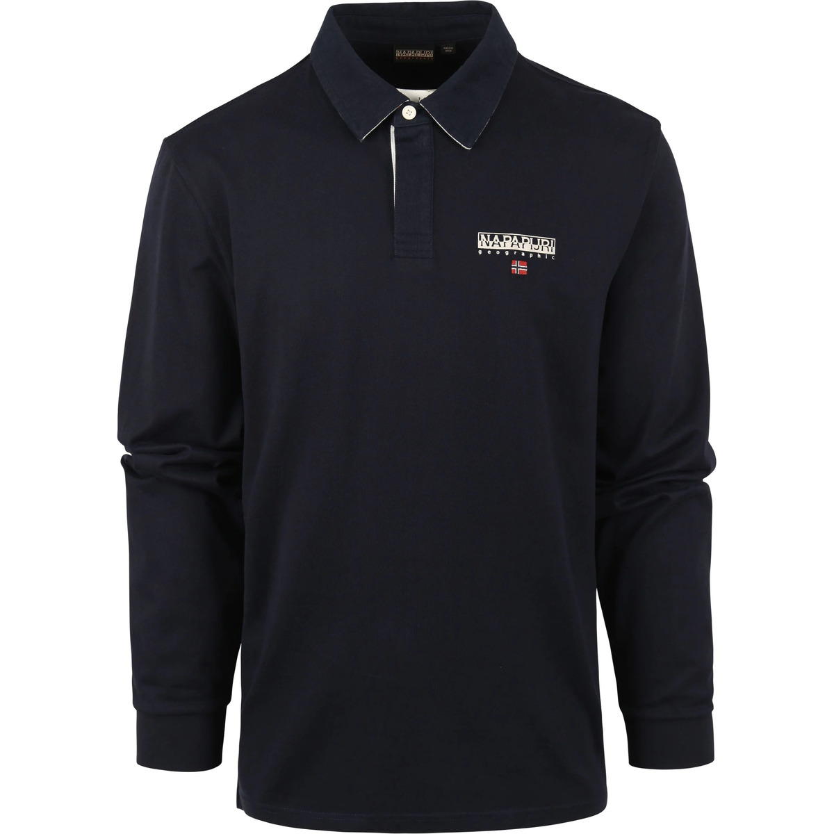 Textiel Heren T-shirts & Polo’s Napapijri Polo Rugby Navy Blauw