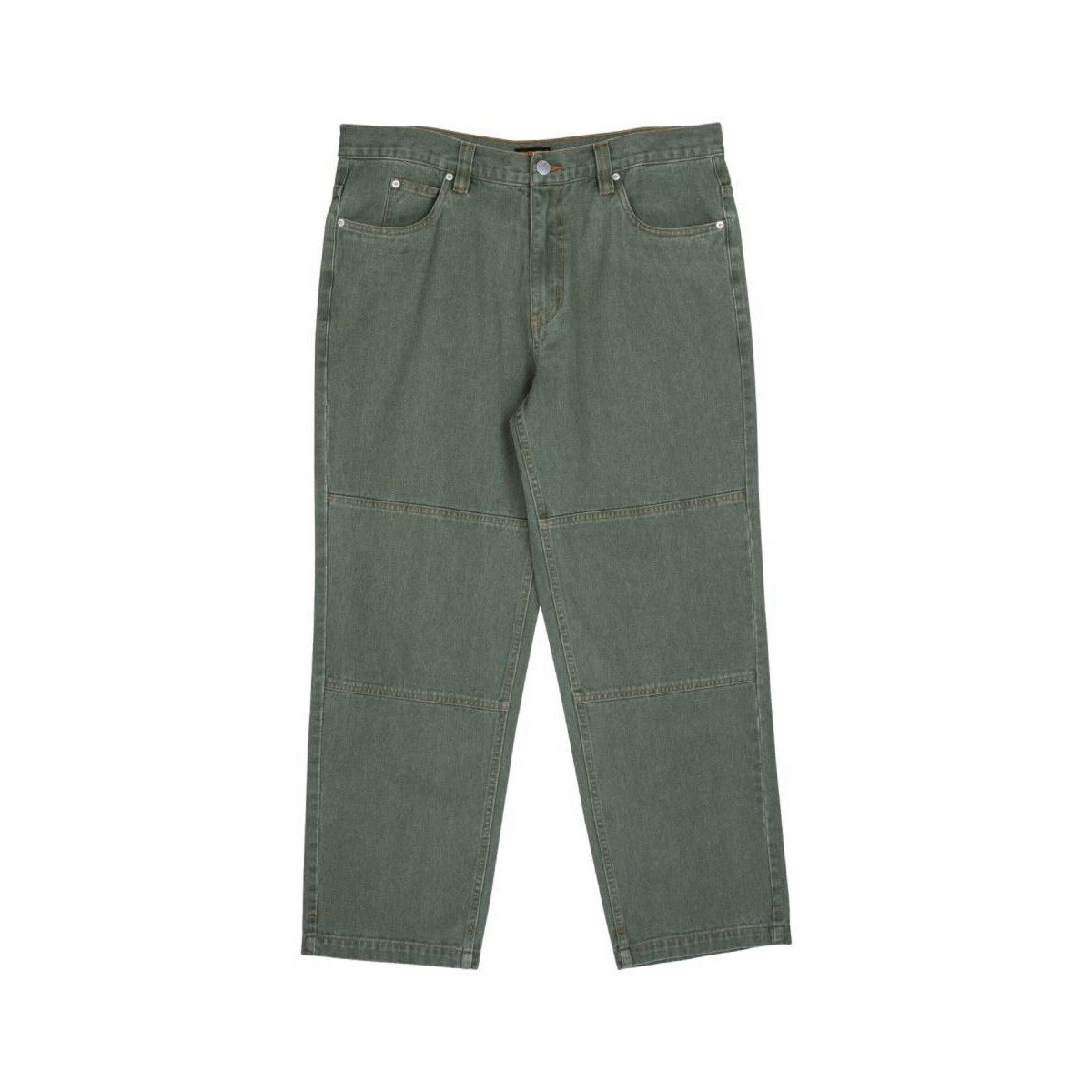 Textiel Heren Broeken / Pantalons Santa Cruz Classic label panel jean Groen