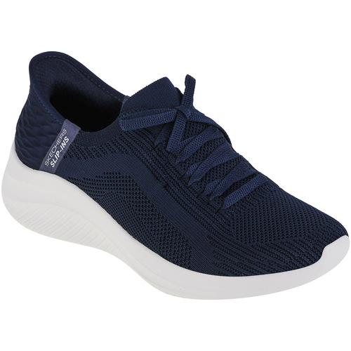 Schoenen Dames Lage sneakers Skechers Slip-Ins Ultra Flex 3.0 - Brilliant Blauw