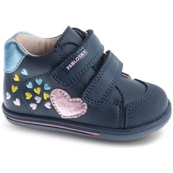 Schoenen Kinderen Sneakers Pablosky Baby 033425 B - Leader Marino Blauw