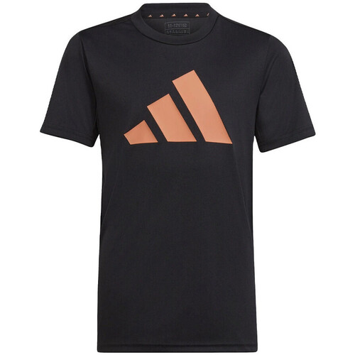 Textiel Jongens T-shirts & Polo’s adidas Originals  Zwart