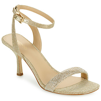 Schoenen Dames Sandalen / Open schoenen MICHAEL Michael Kors CARRIE SANDAL Goud
