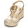 Schoenen Dames Sandalen / Open schoenen MICHAEL Michael Kors CASEY WEDGE Goud