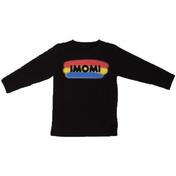 Textiel Jongens T-shirts korte mouwen Imomi FW23IK31 Zwart