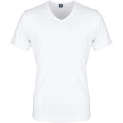 Textiel Heren T-shirts & Polo’s Suitable Try Now!  T-shirt Wit V-hals Vita Wit