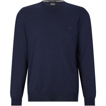 Textiel Heren Sweaters / Sweatshirts BOSS Trui Botto Wol Navy Blauw