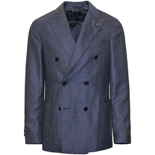 Textiel Heren Jacks / Blazers Lardini  Blauw
