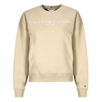 Textiel Dames Sweaters / Sweatshirts Tommy Hilfiger MDRN REG CORP LOGO C-NK SWTSHRT Beige