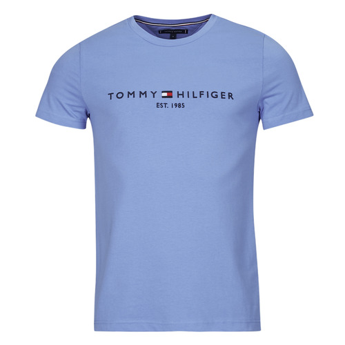 Textiel Heren T-shirts korte mouwen Tommy Hilfiger TOMMY LOGO TEE Blauw