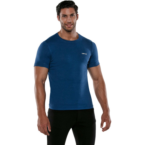 Textiel Heren T-shirts & Polo’s Code 22 T-shirt met korte mouwen Basic Code22 Blauw