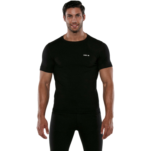 Textiel Heren T-shirts & Polo’s Code 22 T-shirt met korte mouwen Basic Code22 Zwart