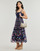 Textiel Dames Lange jurken Desigual VEST_VANCOUVER Zwart / Multicolour