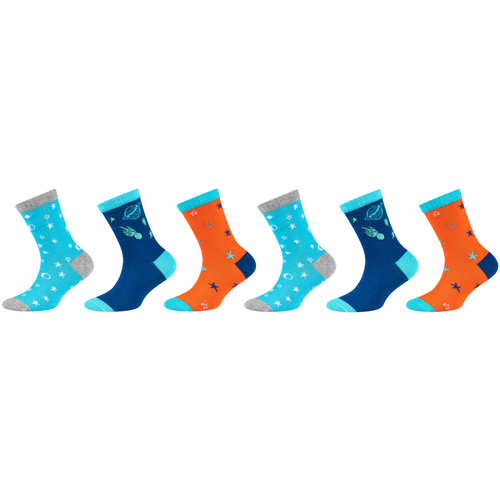 Accessoires Jongens Sokken Skechers 3PPK Boys Casual Patterned Socks Multicolour