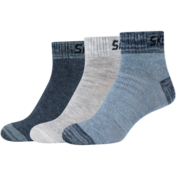 Accessoires Heren Sokken Skechers 3PPK Boys Mesh Ventilation Quarter Socks Multicolour
