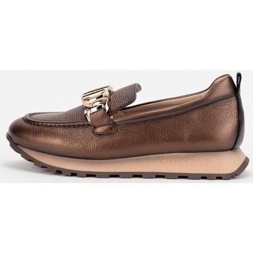 Schoenen Dames Lage sneakers Hispanitas Zapatos  en color marron para Bruin