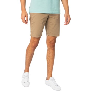 Textiel Heren Korte broeken / Bermuda's Lacoste Slim Fit chino shorts Beige