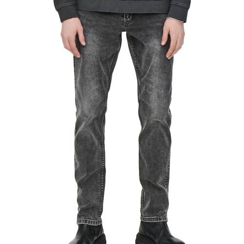 Textiel Heren Straight jeans Only & Sons   Grijs