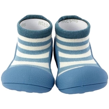 Schoenen Kinderen Babyslofjes Attipas Stripes - Blue Blauw