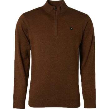 Textiel Heren Sweaters / Sweatshirts No Excess Half Zip Trui Caramel Bruin