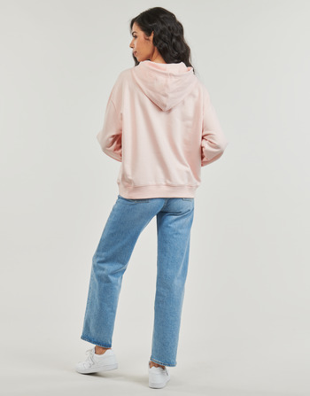 New Balance FRENCH TERRY SMALL LOGO HOODIE Roze