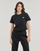 Textiel Dames T-shirts korte mouwen New Balance SMALL LOGO T-SHIRT Zwart