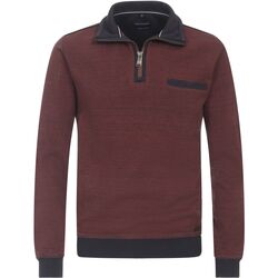 Textiel Heren Sweaters / Sweatshirts Casa Moda Half Zip Trui Bordeaux Bordeau