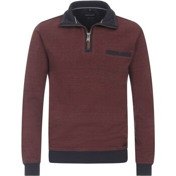 Textiel Heren Sweaters / Sweatshirts Casa Moda Half Zip Trui Bordeaux Bordeau