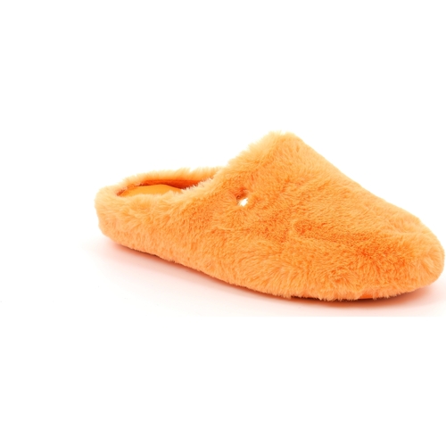 Schoenen Dames Leren slippers Grunland DSG-CI3173 Oranje
