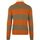 Textiel Heren T-shirts & Polo’s State Of Art Pique Longsleeve Polo Strepen Oranje Oranje