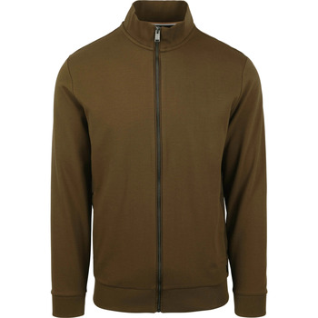 Textiel Heren Sweaters / Sweatshirts BOSS Shepherd Vest Donkergroen Groen