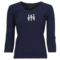 Textiel Dames T-shirts met lange mouwen Armor Lux T-SHIRT-MANCHES3/4-NWJ Lavendel