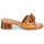 Schoenen Dames Leren slippers See by Chloé MONYCA Camel