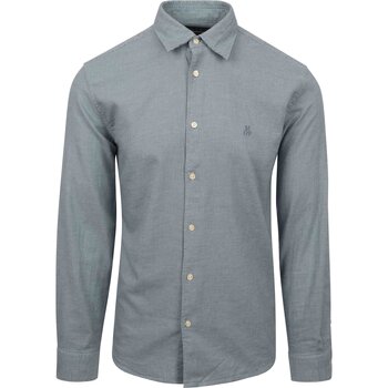 Textiel Heren Overhemden lange mouwen Marc O'Polo Overhemd Pied de Poule Blauw Blauw