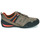 Schoenen Heren Lage sneakers Geox UOMO SNAKE Zwart / Oranje