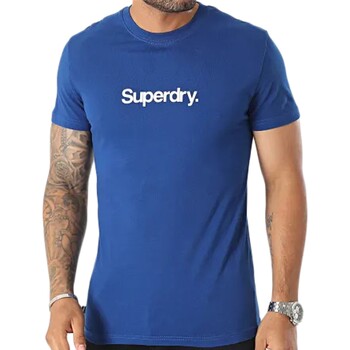 Textiel Heren T-shirts korte mouwen Superdry 223130 Blauw