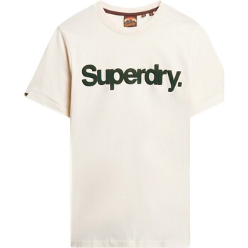 Textiel Heren T-shirts korte mouwen Superdry 223247 Wit