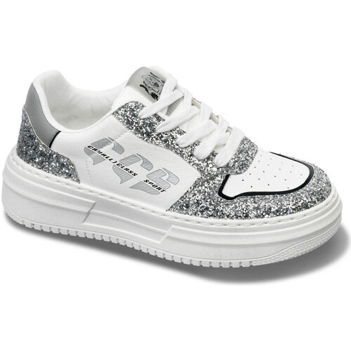 Schoenen Dames Sneakers Roberto Cavalli CW8753 Silver Grijs