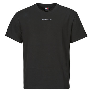 Textiel Heren T-shirts korte mouwen Tommy Jeans TJM REG S NEW CLASSICSTEE EXT Zwart