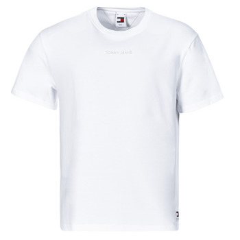 Textiel Heren T-shirts korte mouwen Tommy Jeans TJM REG S NEW CLASSICS TEE EXT Wit