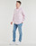Textiel Heren Overhemden lange mouwen Tommy Jeans TJM REG OXFORD STRIPESHIRT Roze