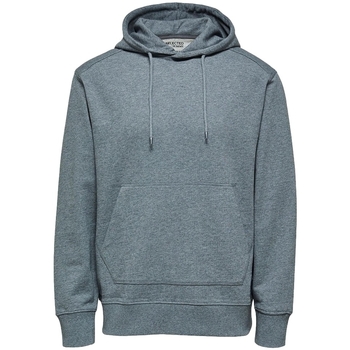Textiel Heren Sweaters / Sweatshirts Selected Noos Hooded Jackson 380 - Medium Grey Grijs