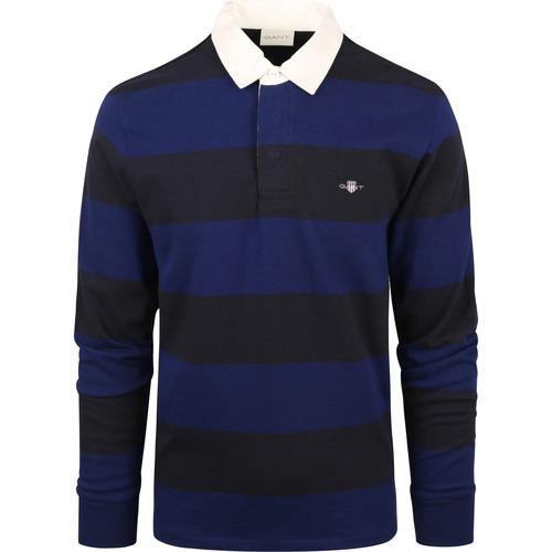 Textiel Heren T-shirts & Polo’s Gant Rugger Polo Navy Blauw