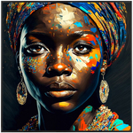 Afrikaanse Vrouw Schilderen