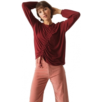 Textiel Dames Sweaters / Sweatshirts Skfk T-Shirt Bezi - Burgundy Bordeau