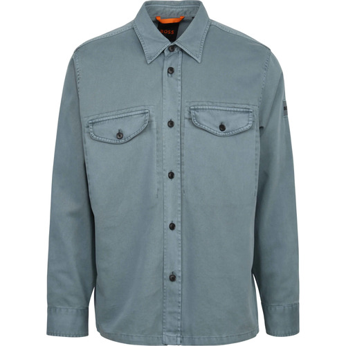 Textiel Heren Sweaters / Sweatshirts BOSS Overshirt Lovelock Groen Groen