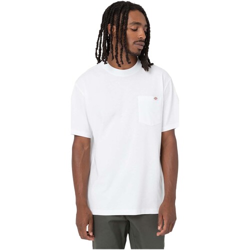 Textiel Heren T-shirts & Polo’s Dickies Luray Pocket Tee Ss Wit
