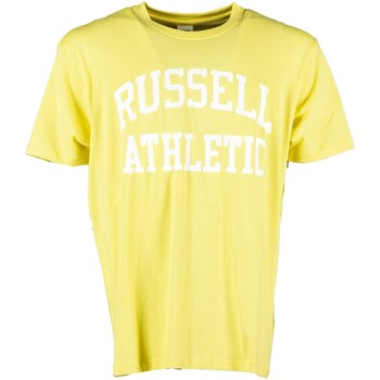 Textiel Heren T-shirts & Polo’s Russell Athletic Iconic S/S  Crewneck  Tee Shirt Geel