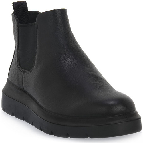 Schoenen Dames Low boots Ecco NOUVELLE BLACK Zwart